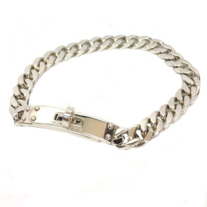 Hermes Kelly Silver Bracelet