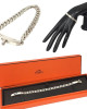 Hermes Kelly Silver Bracelet