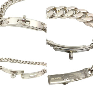 Hermes Kelly Silver Bracelet