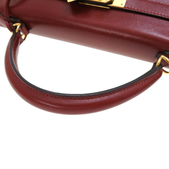 Hermes Kelly Leather Handbag