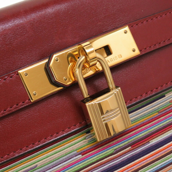 Hermes Kelly Leather Handbag