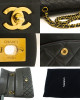 Chanel Double flap Leather Black Bag