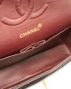 Chanel Double flap Leather Black Bag