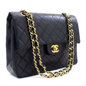 Chanel Double flap Shoulder Black Bag