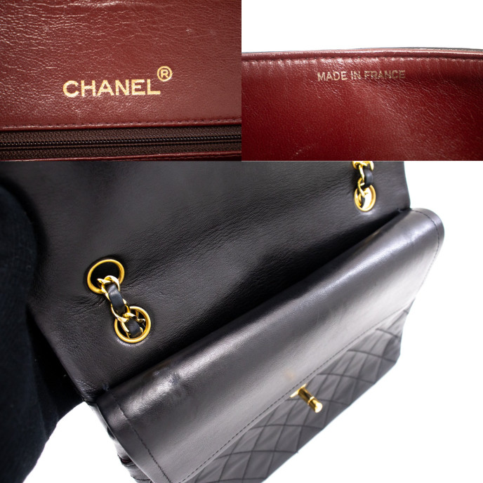 Chanel Double flap Shoulder Black Bag