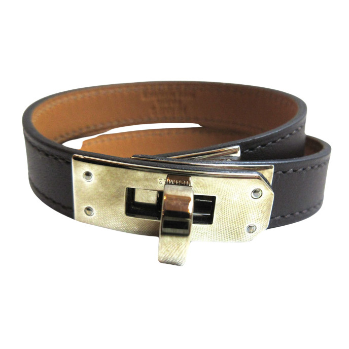 Hermes Kelly Black Bracelet