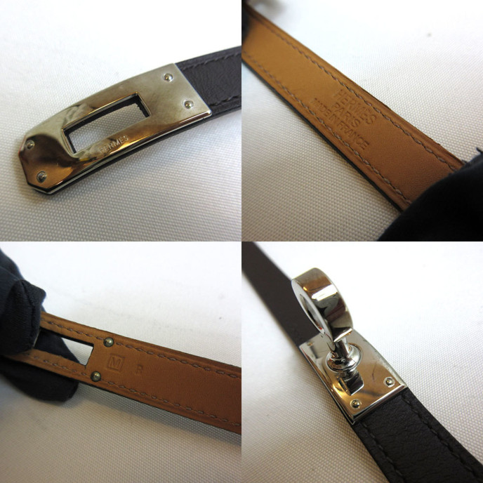 Hermes Kelly Black Bracelet