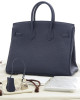 Hermes Birkin 25 Navy Bag