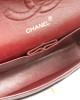 Chanel Double flap Leather Black Bag For Women's