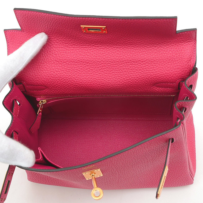 Hermes Kelly 25 Pink Bag