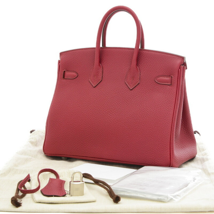 Hermes Birkin 25 Red Bag