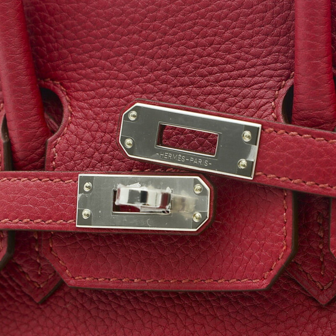 Hermes Birkin 25 Red Bag