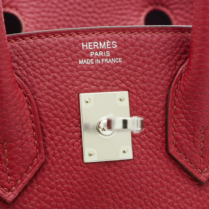 Hermes Birkin 25 Red Bag