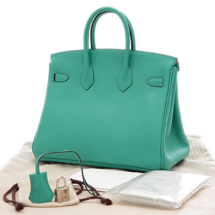 Hermes Birkin 25 Green Bag