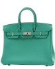 Hermes Birkin 25 Green Bag