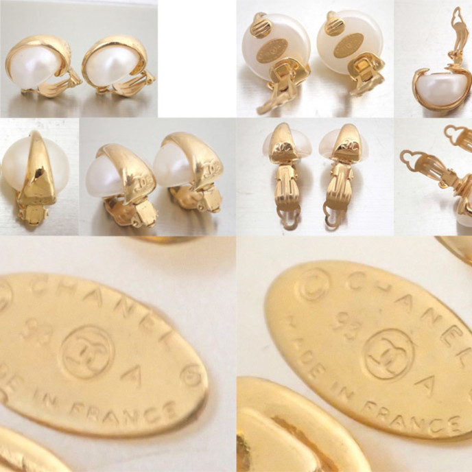 Chanel White Beautiful Pearl Earring