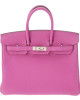 Hermes Birkin 25 Pink Bag