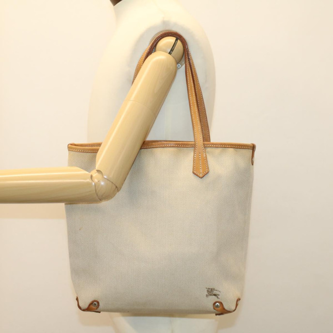 Burberry Blue Label Stylish Beige Bag