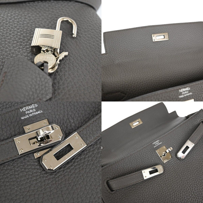 Hermes Kelly 25 Grey Bag