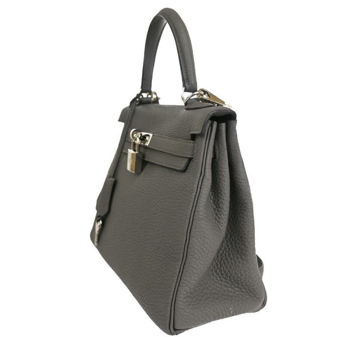 Hermes Kelly 25 Grey Bag