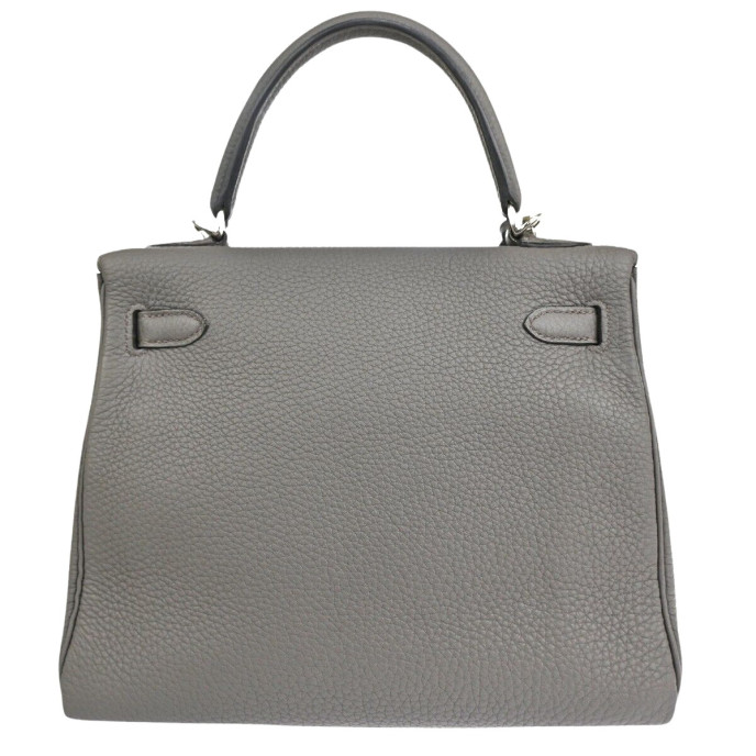 Hermes Kelly 25 Grey Bag