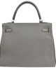 Hermes Kelly 25 Grey Bag