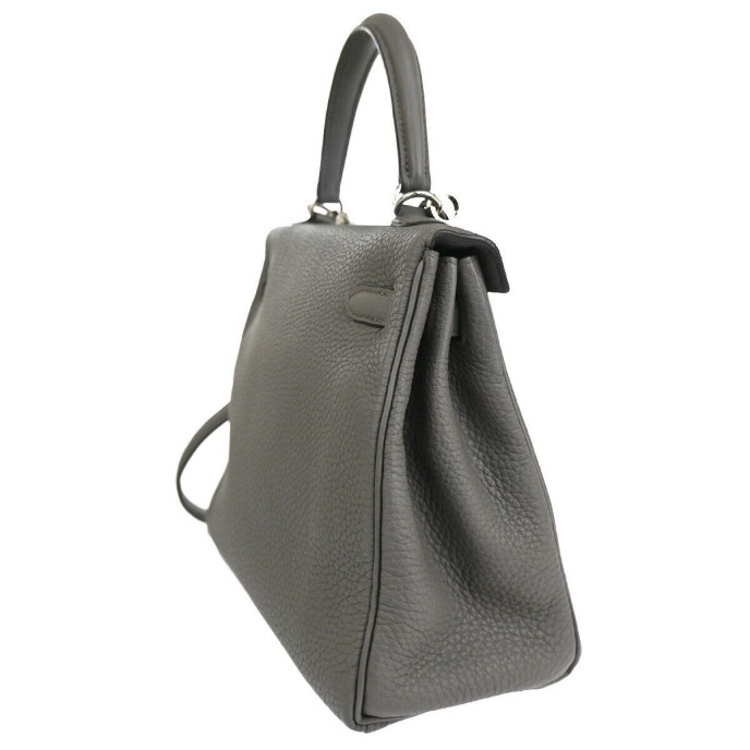 Hermes Kelly 25 Grey Bag