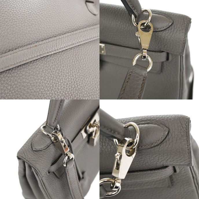 Hermes Kelly 25 Grey Bag