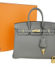 Hermes Birkin 25 Grey Bag