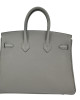 Hermes Birkin 25 Grey Bag