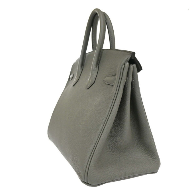 Hermes Birkin 25 Grey Bag