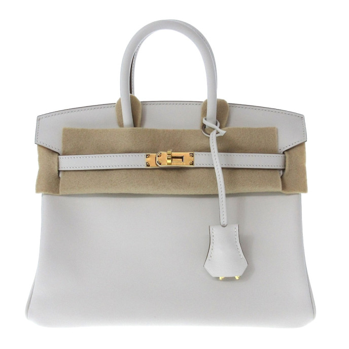 Hermes Birkin 25 White Bag