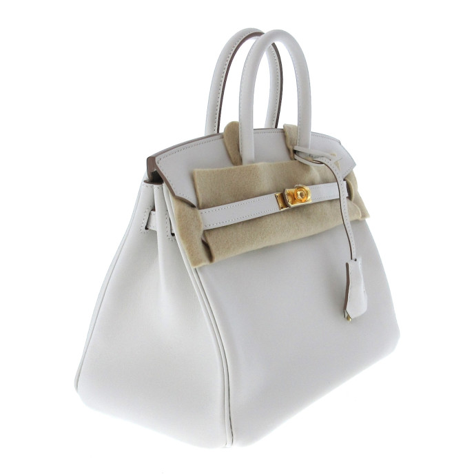 Hermes Birkin 25 White Bag