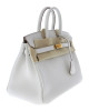 Hermes Birkin 25 White Bag