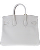 Hermes Birkin 25 White Bag