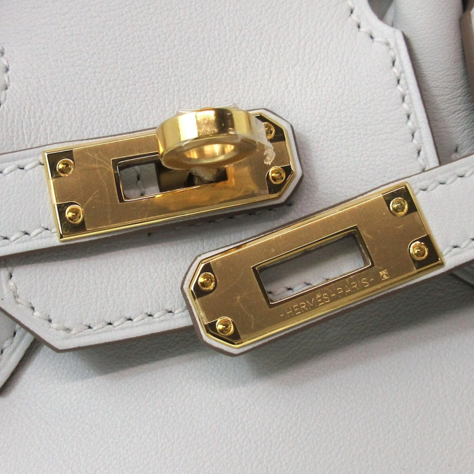 Hermes Birkin 25 White Bag