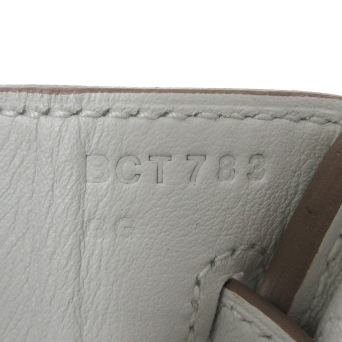 Hermes Birkin 25 White Bag