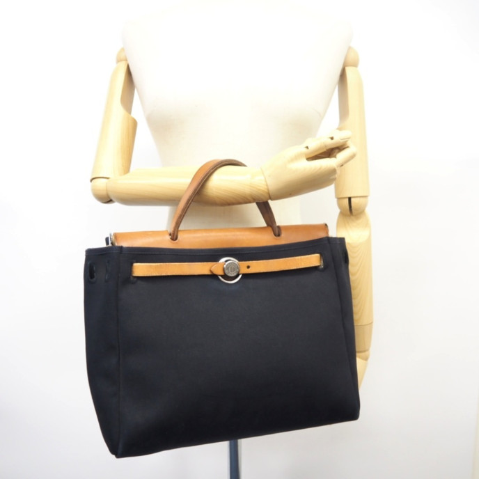 Hermes Herbag Black Bag