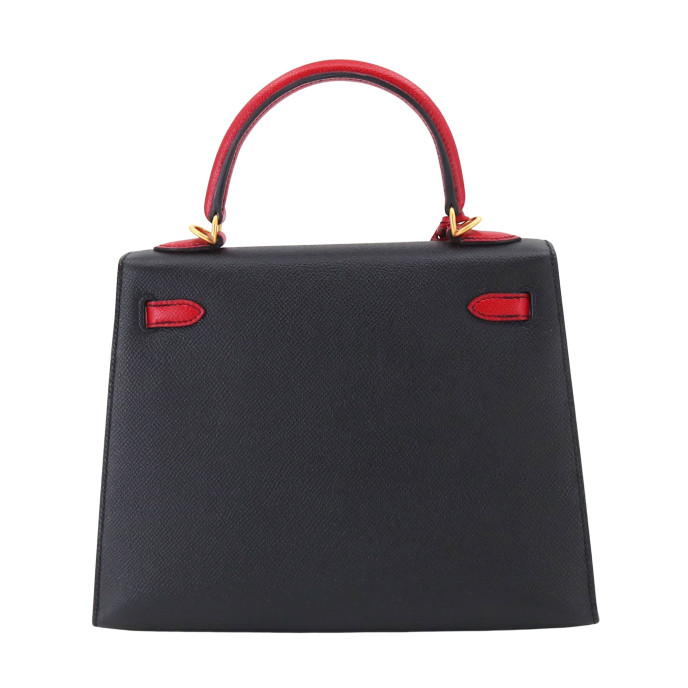 Hermes Kelly 25 Black Bag