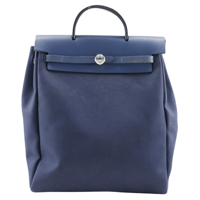 Hermes Herbag Navy Bag