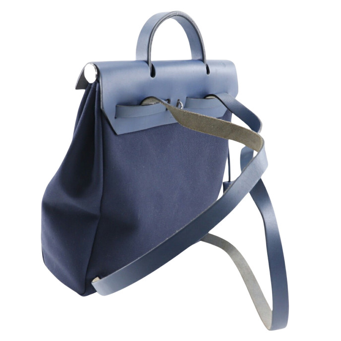 Hermes Herbag Navy Bag