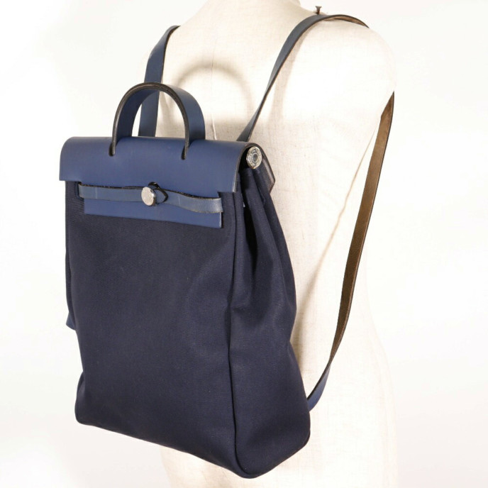 Hermes Herbag Navy Bag