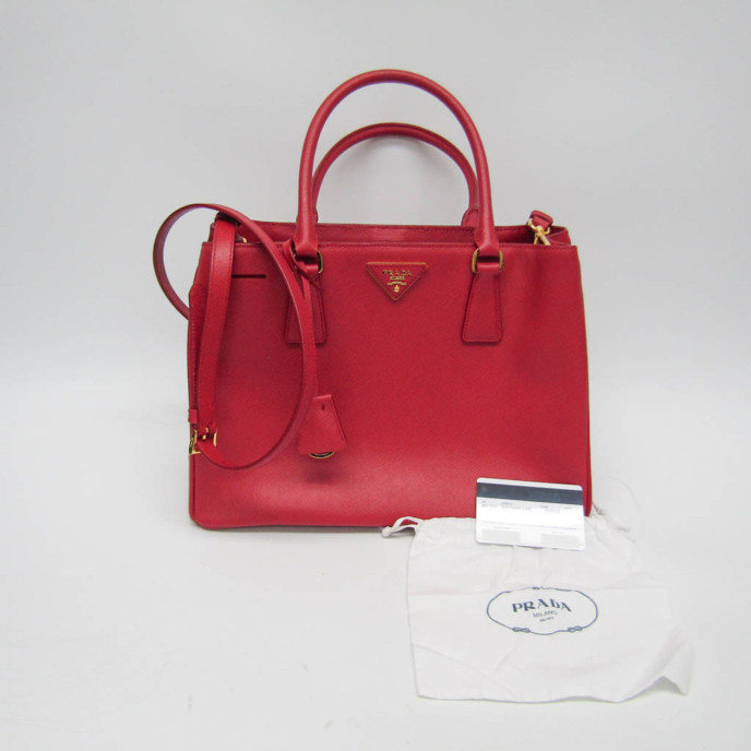 Prada Galleria Red Bag