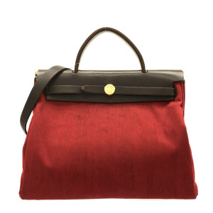 Hermes Herbag Red Bag