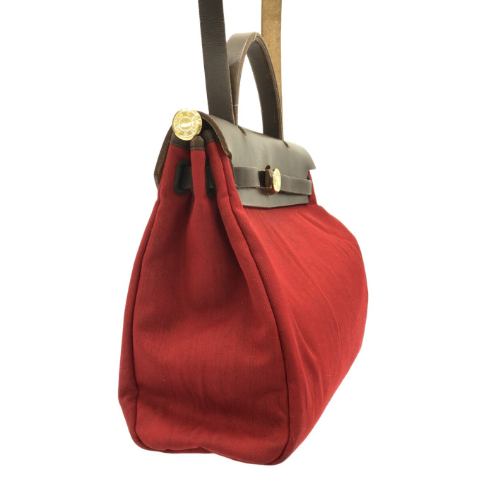 Hermes Herbag Red Bag