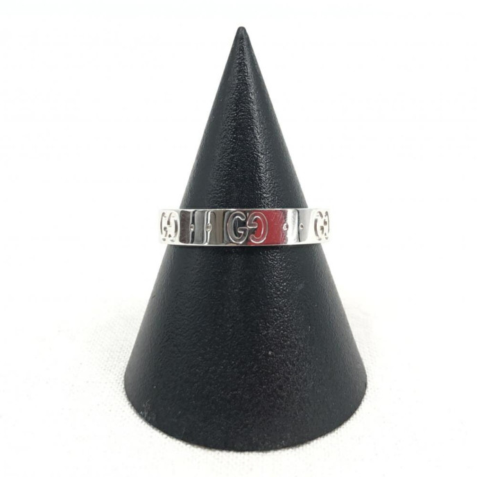 Gucci Icon White Gold Ring