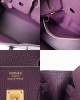 Hermes Birkin 25 Purple Bag