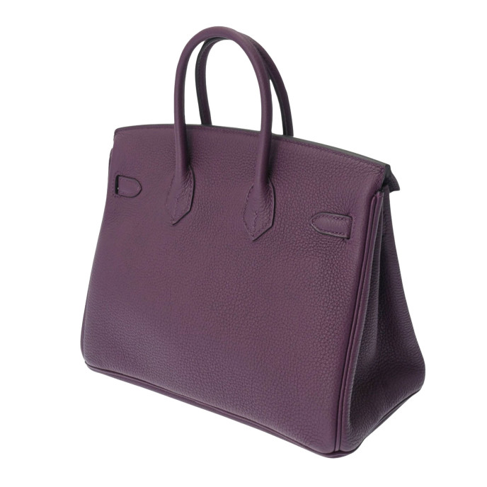 Hermes Birkin 25 Purple Bag