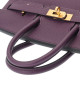 Hermes Birkin 25 Purple Bag