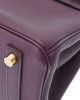 Hermes Birkin 25 Purple Bag